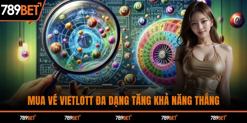 Mua vé Vietlott đa dạng tăng khả năng thắng